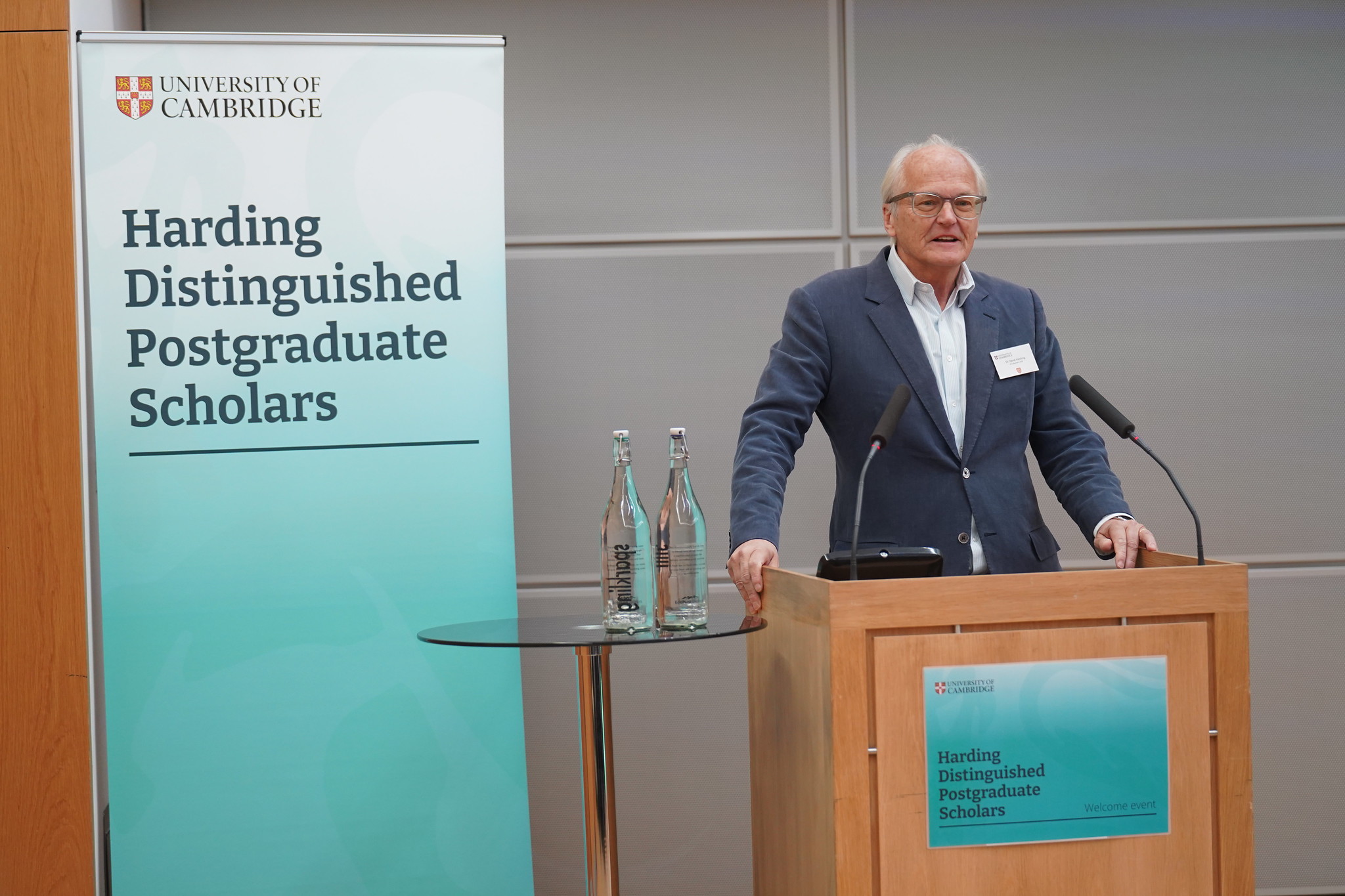 Sir David Harding speaks at the 2024 Welcome Event