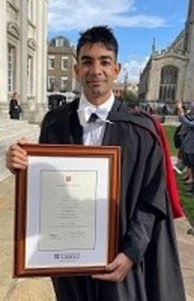 Dr Nilesh Chatterjee at his graduation