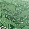 Close-up image of a circuit board