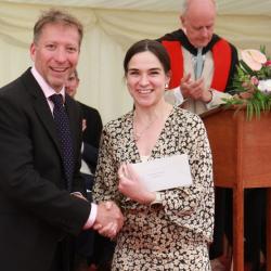 Marina Papaiakovou receives the Abcam Research Prize Award